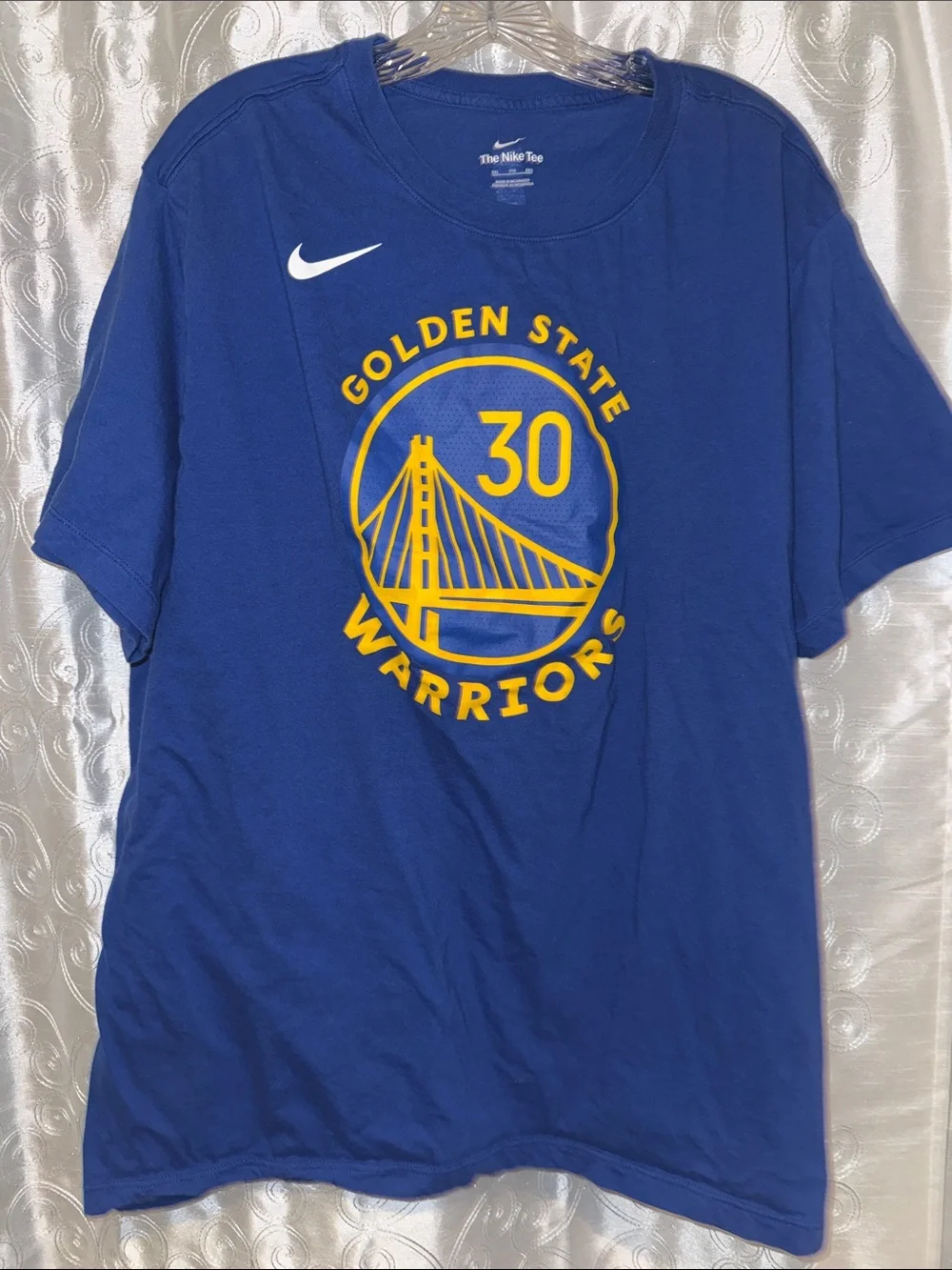 Nike Golden State Warriors Stephen Curry #30 NBA Jersey Tee Adult Size XXL 🔥 G12
